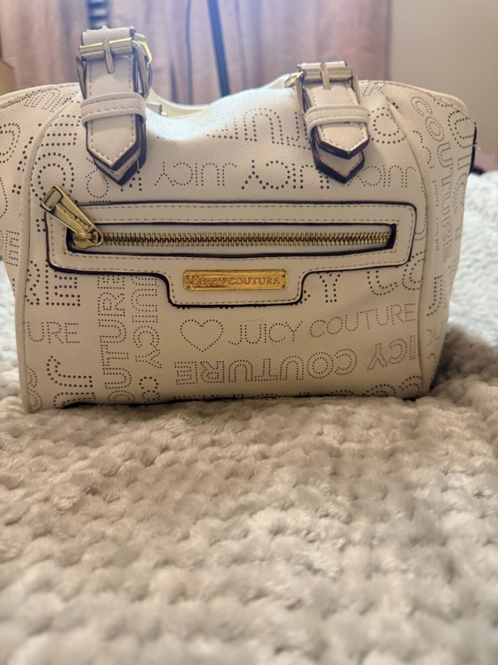 Y2K JUICY COUTURE VINTAGE WHITE HANDBAG - Picture 7 of 12